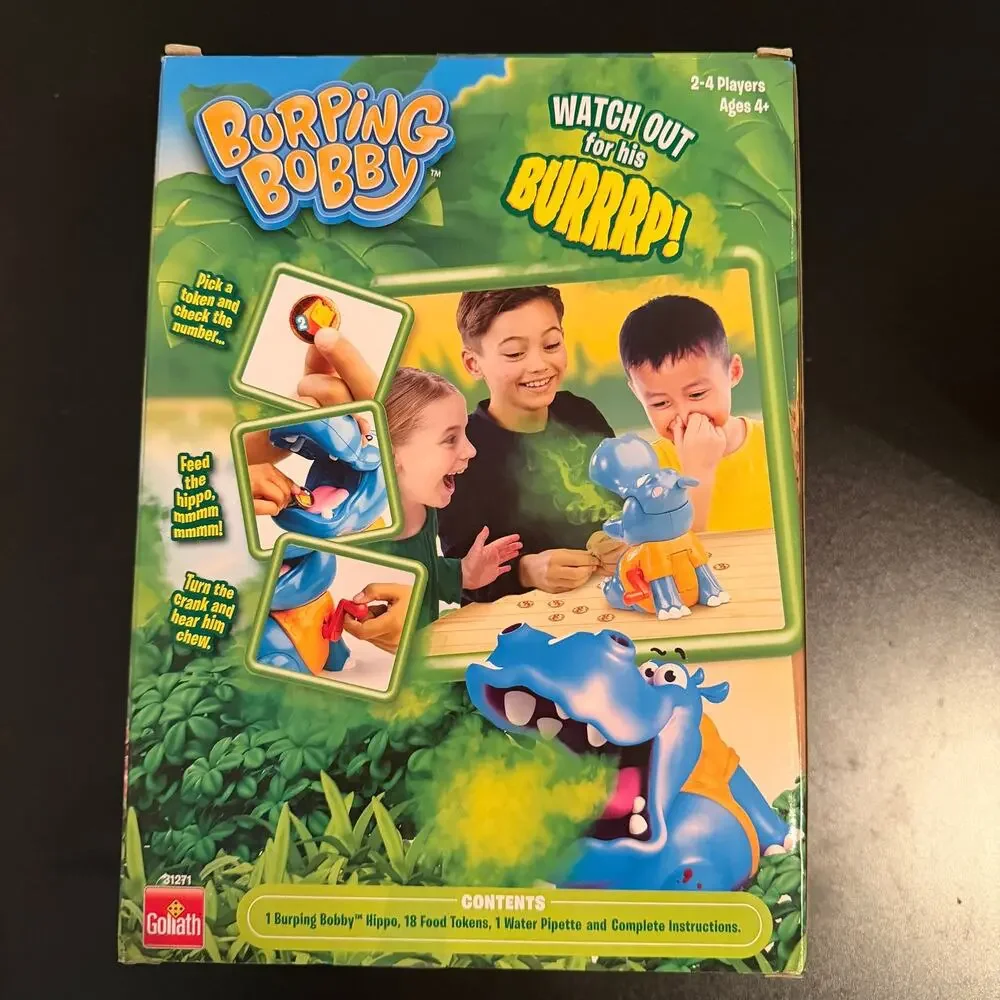 Burping Bobby Hippo Skill & Action Party Game Age 4+